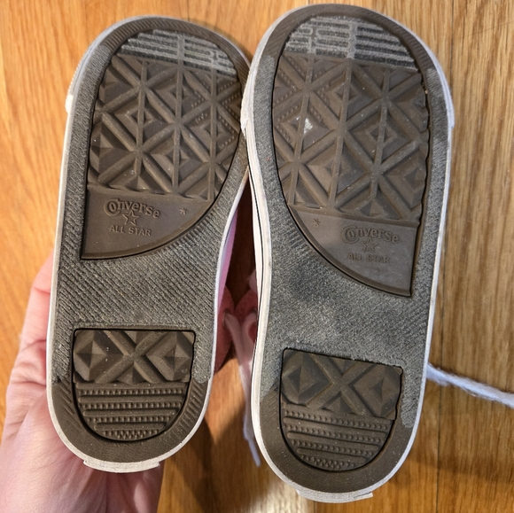 Converse Toddler Pink High-Top Sneakers - Picture 4 of 4